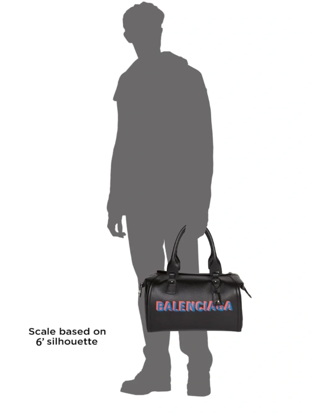 Balenciaga compact leather